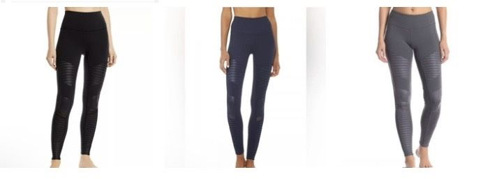 Alo yoga 3 leggings bundle Sz xs