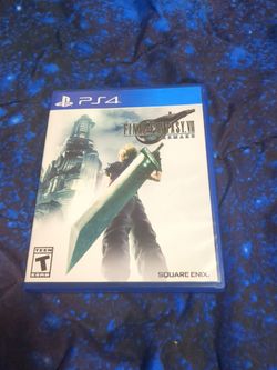 Final Fantasy 7 Remake disk for PS4