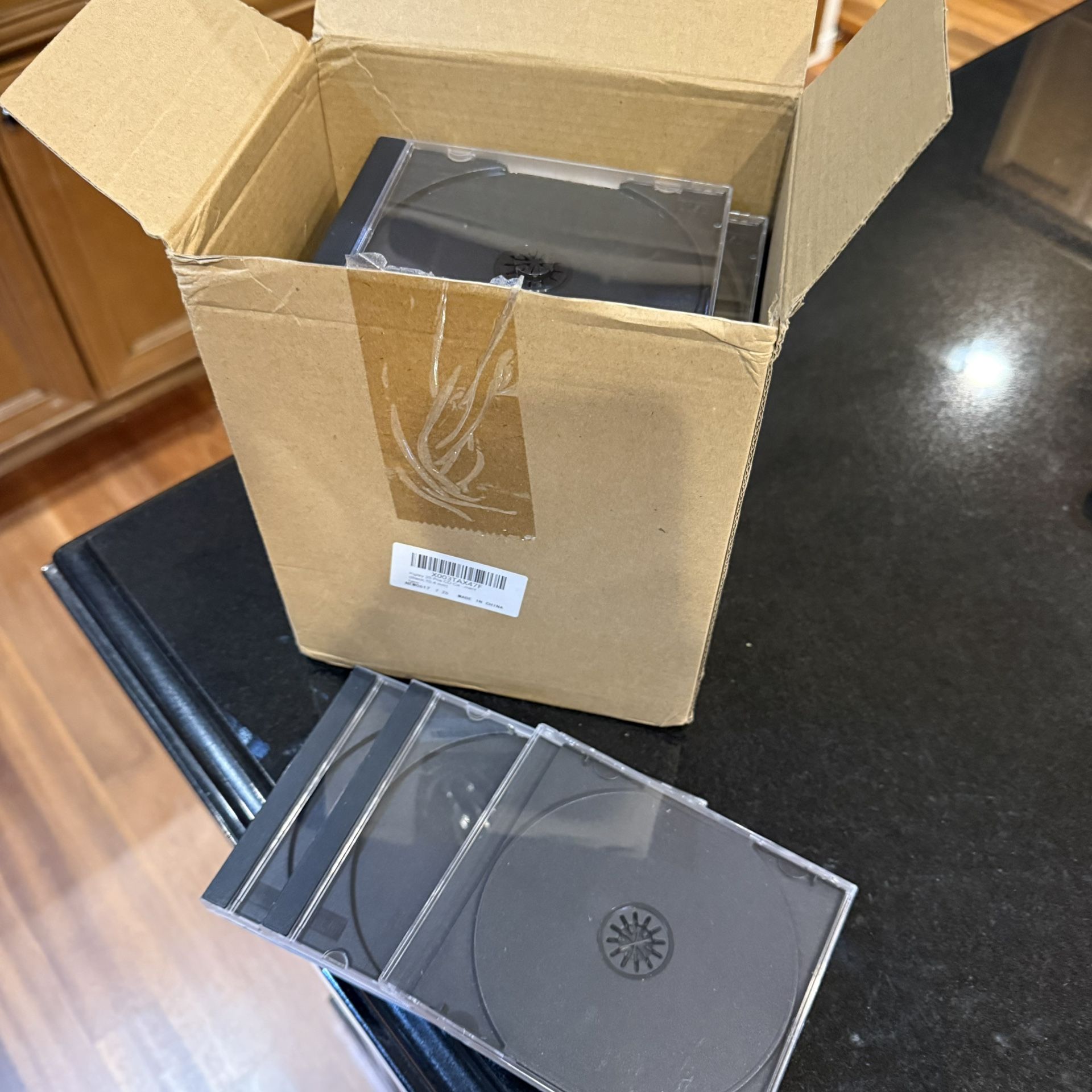 NEW 25 Black CD Jewel Cases 10.4mm Standard Replacement Empty Cases Kigley