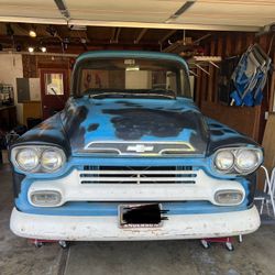 1959 Apache 3100 Big Window Short Bed Mid-Restoration 