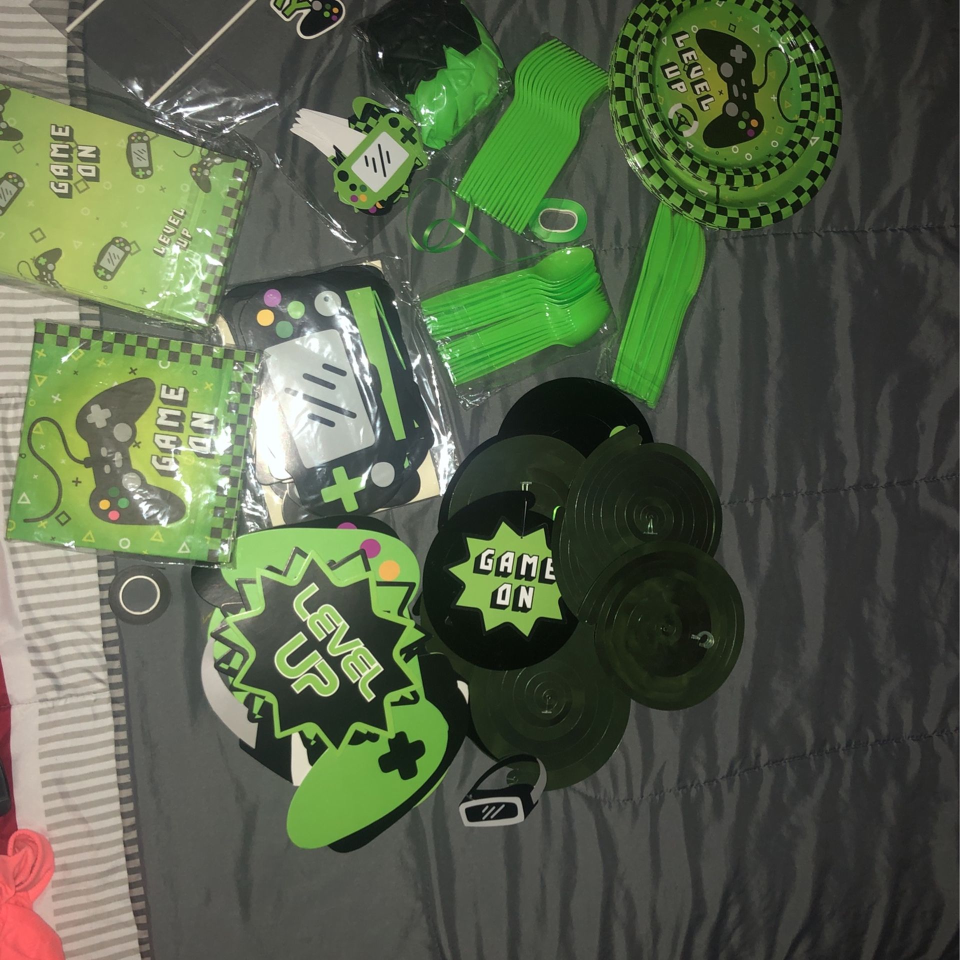 Game On Party supply Everything Includes