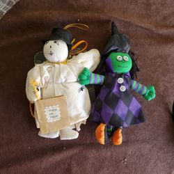 Halloween Hanging Ornaments X2
