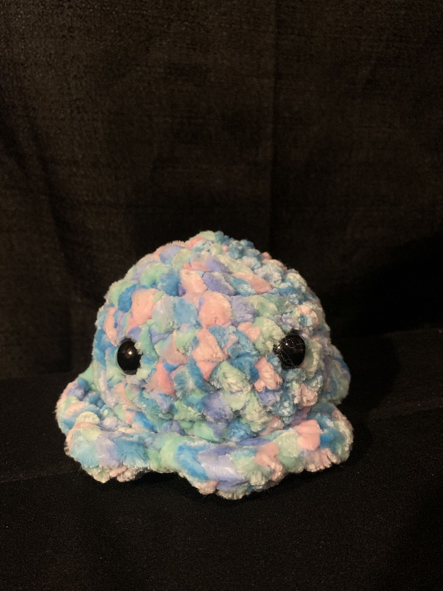 Handmade Crochet Multicolor Octopus Plush