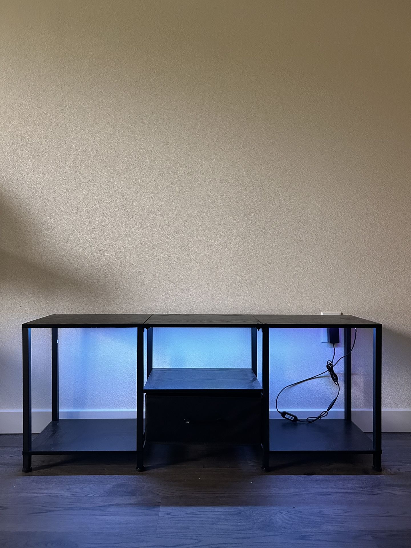 console table with LED light
