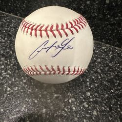 Autographed Baseball Christian Tech