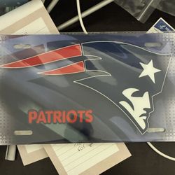 Patriots License Plate