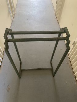 Metal Southwest Style Blanket Stand