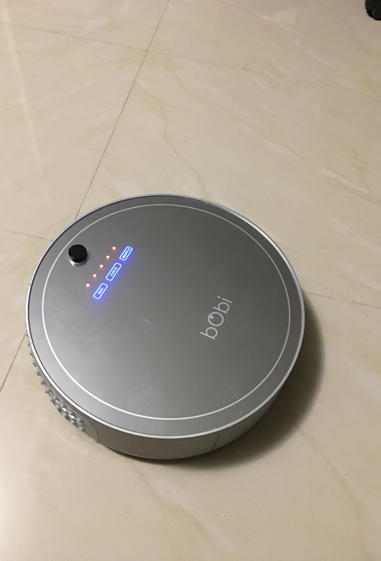 bObi Pet Robotic Vacuum Cleaner, Silver