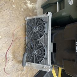 C10 Square Body Radiator With Fans