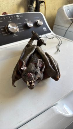 Realistic Hanging Bat Figurine Decoration