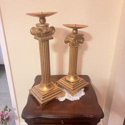 Wood Candlesticks