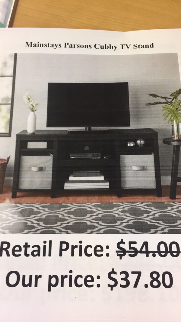 Mainstays Parsons Cubby Tv Stand For In San Leandro Ca Offerup
