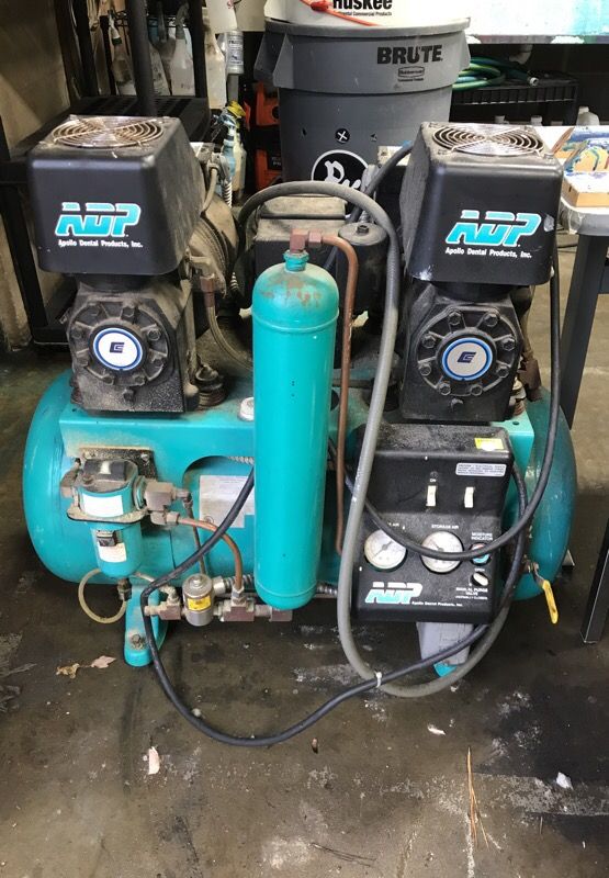 Air compressor ADP. APOLLO dental products QUIET HIGH END COMPRESSOR