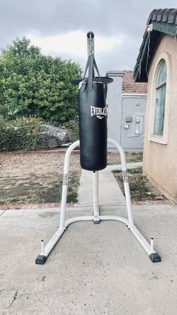 Everlast dual station stand and punching bag