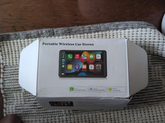 Portable Wireless Car Stereo and Backup Camera