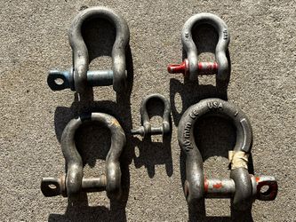 Various Screw Pin Anchor Shackles