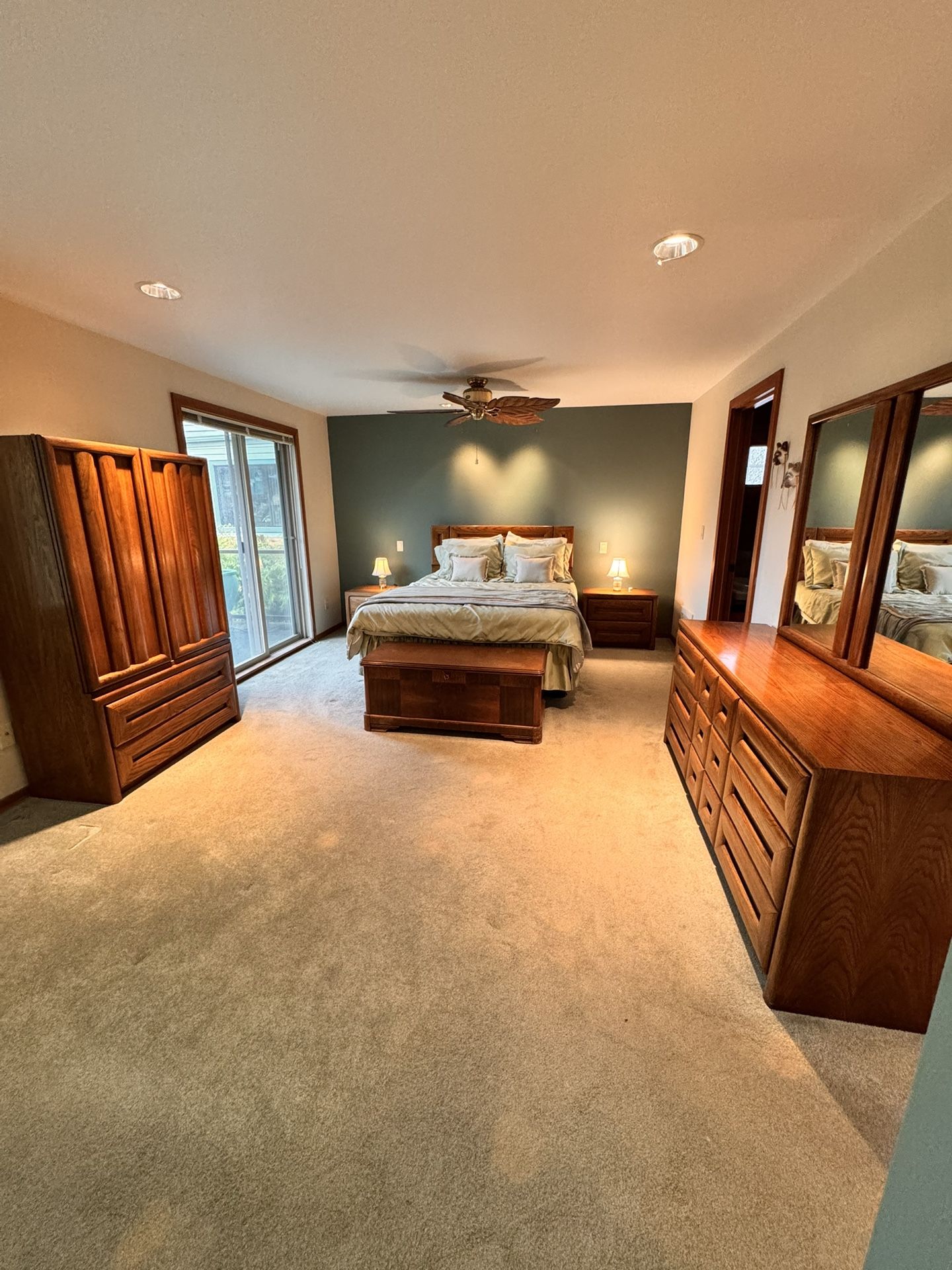 1970S Lane Altavista Mid-Century Modern Full Bed Set