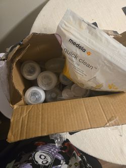 Free Madela Parts And Bottles Small And Big