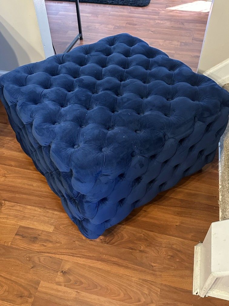 Blue Ottoman