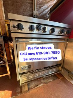 We Fix Stoves . Se Reparan Hornos Y Estufas