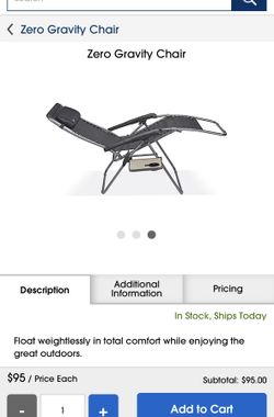 U Line gravity chair