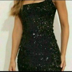 Black sequin  dress size small