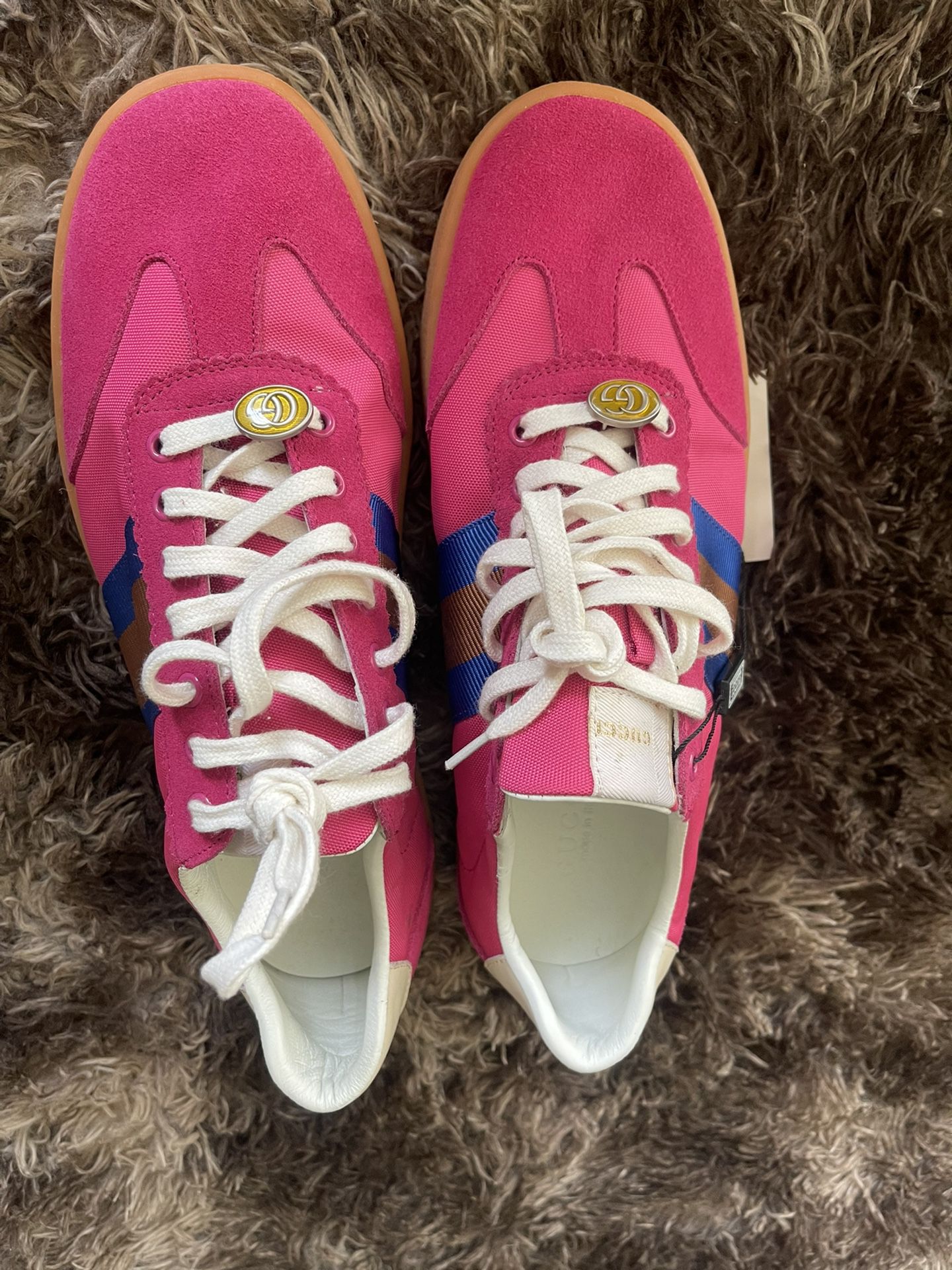 Gucci G74 TRAINERS SZ 11 “Controllato card” For Authenticity for Sale ...