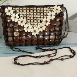HANDCRAFTED COCONUT SHELL BAG