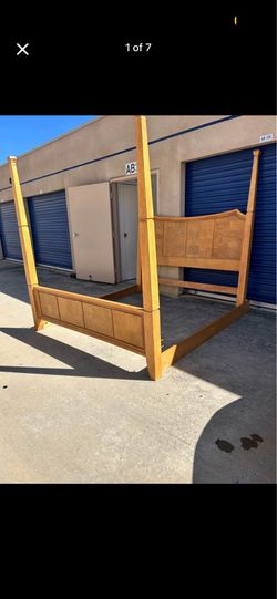 Wood Bed Frame with footboard and headboard