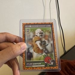 Dylan Sampson 2025 Panini Score Football Trick or Treat Rookie Card