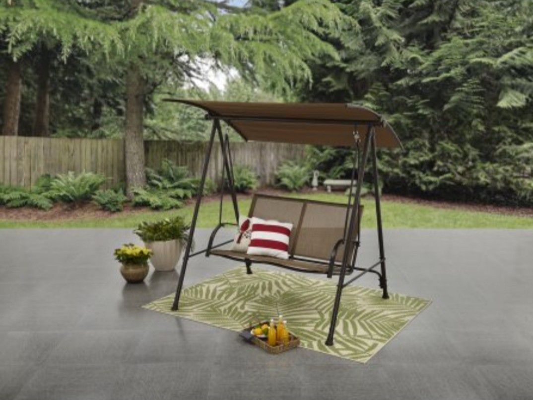 2-Seat Sling Canopy Porch Swing