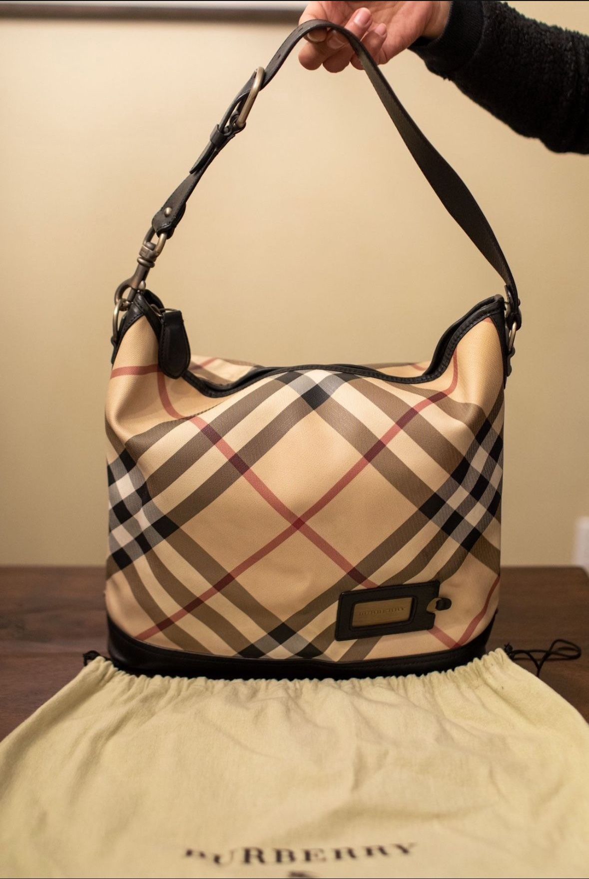 Authentic Burberry Nova Check Handbag