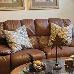 Two Nieman Marcus High end  newer throw pillows 22X22 cut velvet. Down filled heavy