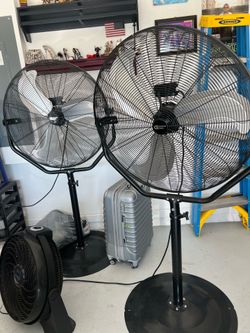 Large working fans pick up  today  100$ each