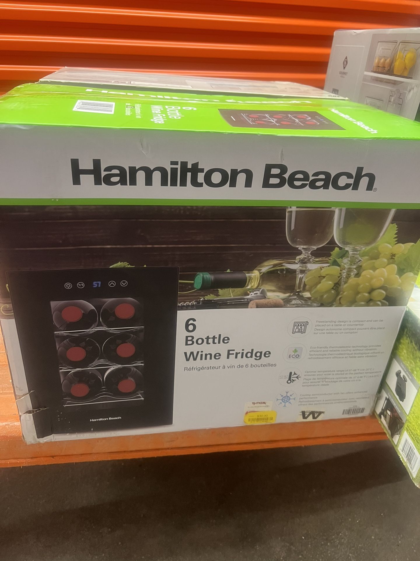 Hamilton Beach 6 Bottle Wine Fridge