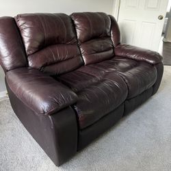 FREE Leather recliner loveseat 