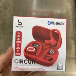 NWT Bass Jaxx Circuit Wireless Earbuds