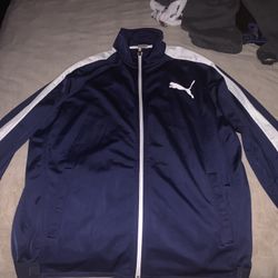 Puma Sweater Blue And White 