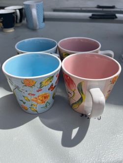 Floral small cups as is pick up