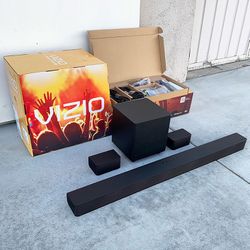 NEW $140 (VIZIO) V-Series 5.1 Home Theater Sound Bar Dolby Audio Bluetooth Wireless Subwoofer Voice Assistant (V51x-J6)