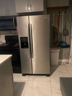 Stainless Steel Side-by-Side Refrigerator