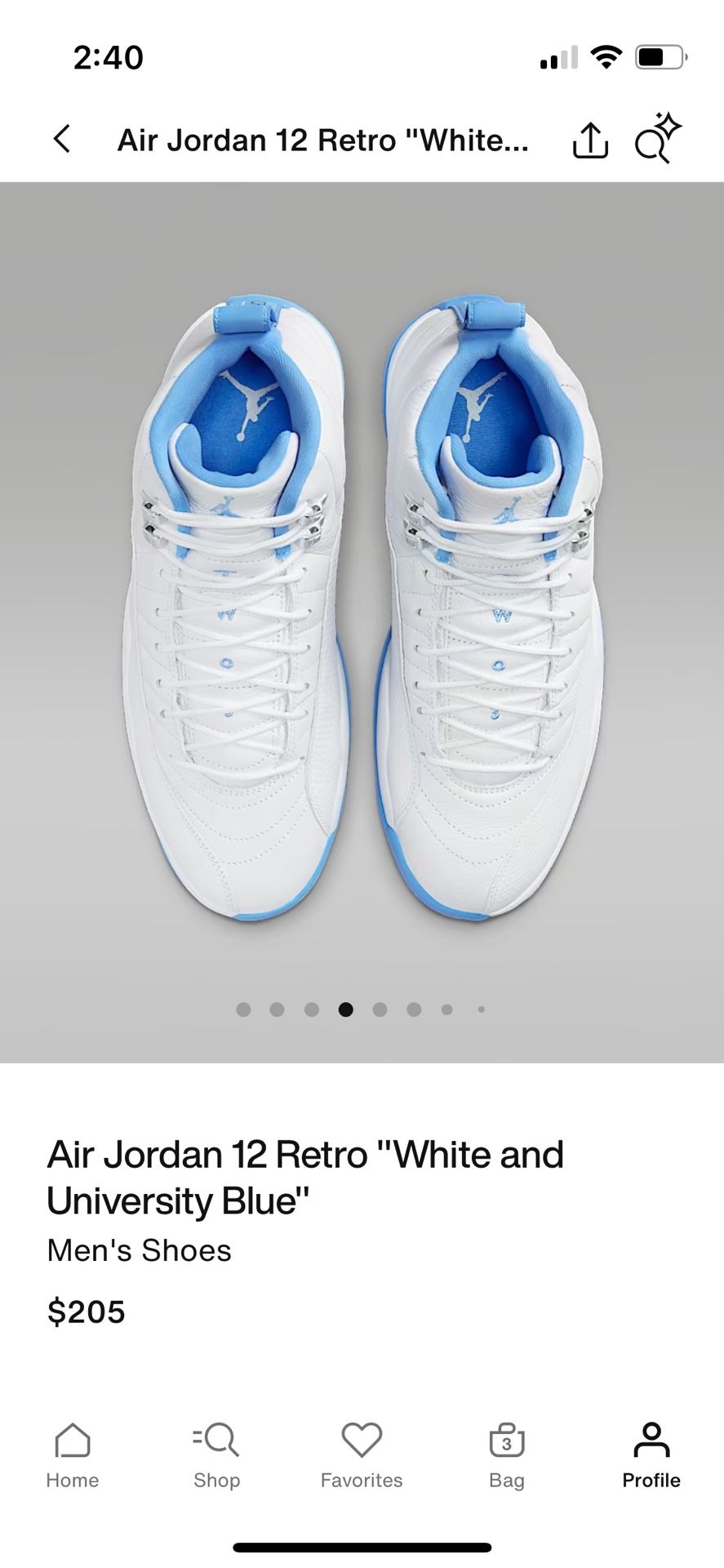 Jordan 12’s University Blue