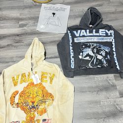 Valley Hoodies Size M and S Brand New (150 each)