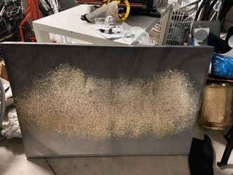 Black Silver And Gold Picture Art