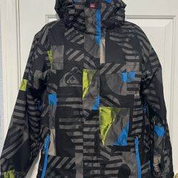 Quicksilver Boys Size 14 Ski Or Snowboard Jacket