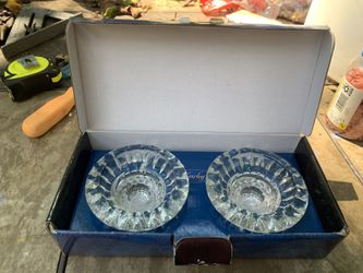 Crystal Candle Holder Set 