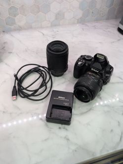 Nikon D3100 DSLR Camera Starter Kit - 2 VR Lenses (18-55mm + 55-200mm)