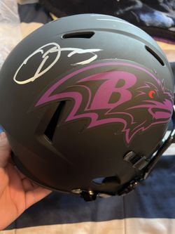 Ravens Full Size Replica Signed Helmet 