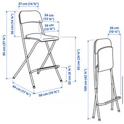 Ikea White Bar Stool 