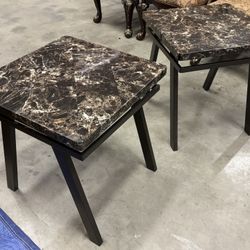 Ashley Furniture - Paintsville - Bronze Finish Occasional Table Set - Side Tables - End Tables 